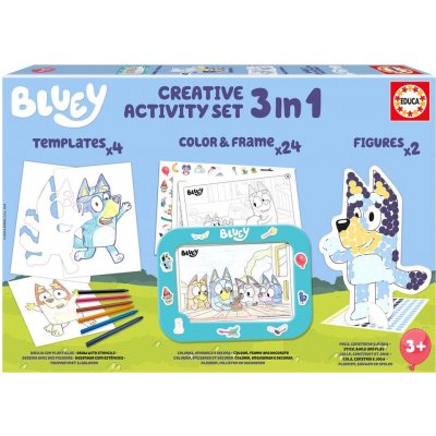EDUCA Kreativní sada Bluey 3v1 – Hledejceny.cz