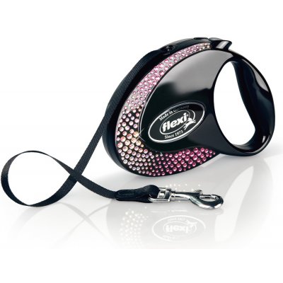 Flexi Glam Composition with Swarovski crystals Zatahovací vodítko – Hledejceny.cz