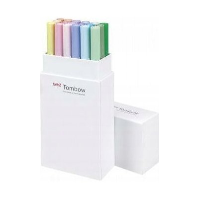 Tombow Oboustranný štětcový fix ABT - Pastels 18 ks – Zboží Dáma