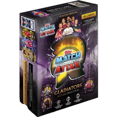 Topps CHAMPIONS LEAGUE 2025/26 Mega Tin – Hledejceny.cz