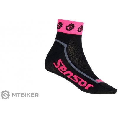 Sensor ponožky Race Lite Ručičky reflex růžová – Zboží Mobilmania