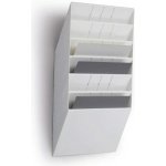 DURABLE 1709785010 FLEXIBOXX zásobník na letáky 6x A4 na šířku Bílý – Zbozi.Blesk.cz