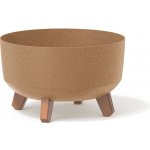 Prosperplast Květináč GRACIA LOW ECO WOOD 28,5 cm naturo – Hledejceny.cz