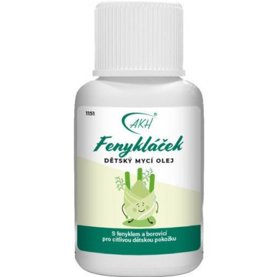 AKH Dětský mycí olej FENYKLÁČEK s uklidňujícím účinkem 20 ml – Zboží Dáma