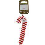 GEROMA Vánoční ozdoba Candy Cane plyšová bílo-červená 13 cm – Hledejceny.cz