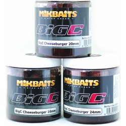 MIKBAITS boilies v dipu BigC Cheeseburger 250ml 24mm