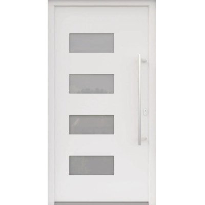 ARON vchodové dveře 3121-1 bílé 100 x 210 cm P – Hledejceny.cz