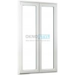 OKNOSTYL.cz REHAU Smartline+ dvoukřídlé Bílá 120 x 208 cm – Hledejceny.cz