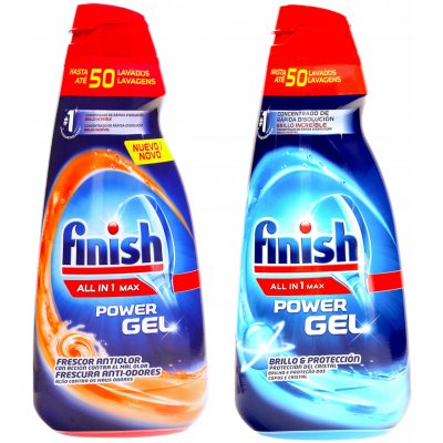 Finish All in1 Gel do myčky nádobí mix Orange Regular 2 x 1000 ml 100 mytí – Hledejceny.cz