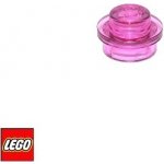 LEGO® 4073 Podložka kruhová 1x1 průhledná Tmavě-Růžová – Zbozi.Blesk.cz