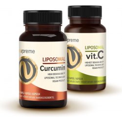 Nupreme Liposomal C + Curcumin 2 x 30 kapslí