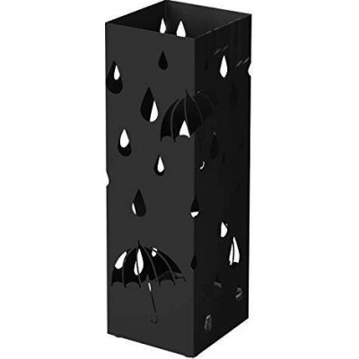 Stojan na deštníky, motiv kapky, černý, výška 49 cm – Sleviste.cz