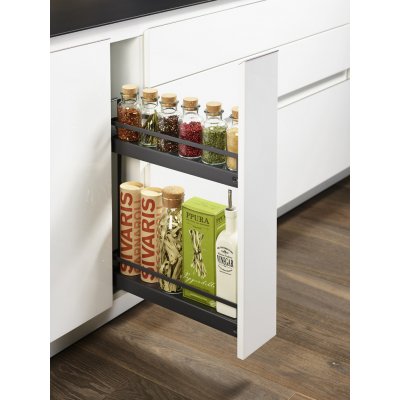 Kesseböhmer výsuvný koš Arena Style 150 mm antracit – Zboží Dáma