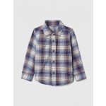 GAP Baby flanelová košile modrá – Zbozi.Blesk.cz
