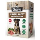 Grand kaps. deluxe pes jehněčí s rýží a špenát. 4 x 300 g