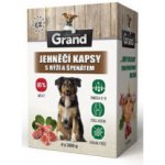 Grand kaps. deluxe pes jehněčí s rýží a špenát. 4 x 300 g – Sleviste.cz