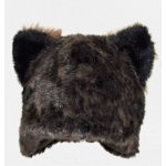 Woolnil hřejivá zimní čepice Kočka černá – Zboží Mobilmania