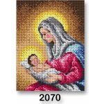 Stoklasa Vyšívací předloha obrázek na vyšívání 70246 2070 marie růžovo-hnědá 18x24cm – Hledejceny.cz