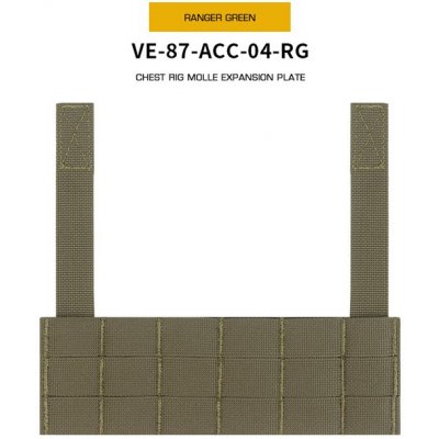 Wosport Chest Rig Molle Expansion panel Ranger Green – Zboží Dáma