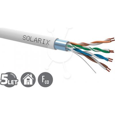 Solarix SXKL-5E-FTP-PVC CAT5E FTP PVC, 305m, šedý