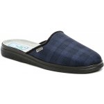 Befado Pantofle bačkory papuče pánské Dr Orto 132M015 modré káro – Zboží Dáma
