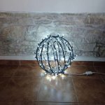 DecoLED DecoLED LED světelná koule ledově bílá pr. 60 cm – Hledejceny.cz