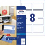Avery Zweckform 85x54 mm, 185g, 25 listů, matné, bílé C32010-25 – Hledejceny.cz