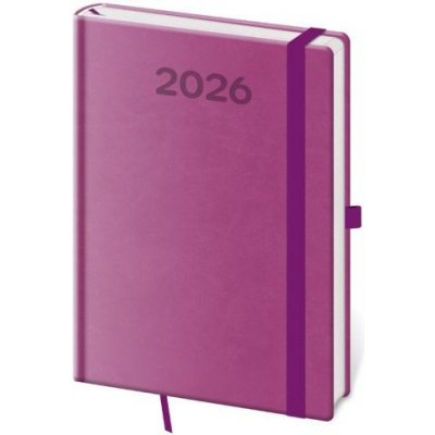 Print Pop DPP422-12-26 A5 denní 2026 fialová – Zboží Dáma