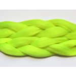 100% Kanekalon jumbo braid Barva: F-25 (neon yellow, neonově žlutá) – Zboží Mobilmania