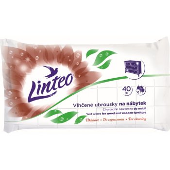 Linteo Vlhčené úklidové ubrousky na nábytek 40 ks