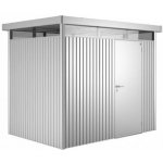 Biohort HighLine H1 stříbrná metalíza, s jednokřídlými dveřmi – Zboží Dáma