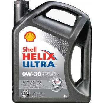 Shell Helix Ultra ECT C2/C3 0W-30 4 l