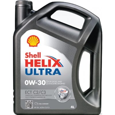 Shell Helix Ultra ECT C2/C3 0W-30 4 l – Hledejceny.cz