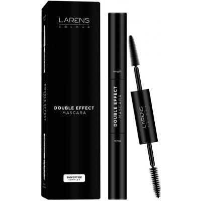 Larens Colour Double Effect Mascara řasenka pro dvojitý efekt černá 2 x 5 ml – Zboží Mobilmania