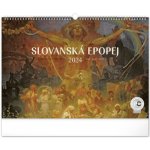 Presco Group Nástěnný Slovanská epopej Alfons Mucha 48 × 33 cm 2024 – Zboží Mobilmania