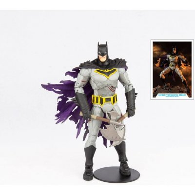 McFarlane Toys Batman DC Multiverse Batman with Battle Damage Dark Nights Metal 18 cm – Zboží Mobilmania