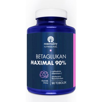 Renovality Betaglukan 90% MAXIMAL s Vitamínem C přírodního původu 90 tobolek – Zboží Mobilmania