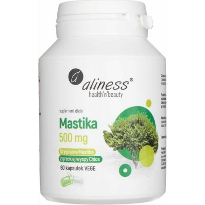 Aliness Mastika Powdered Resin Pistacia Lentiscus 500 mg 60 kapslí – Hledejceny.cz