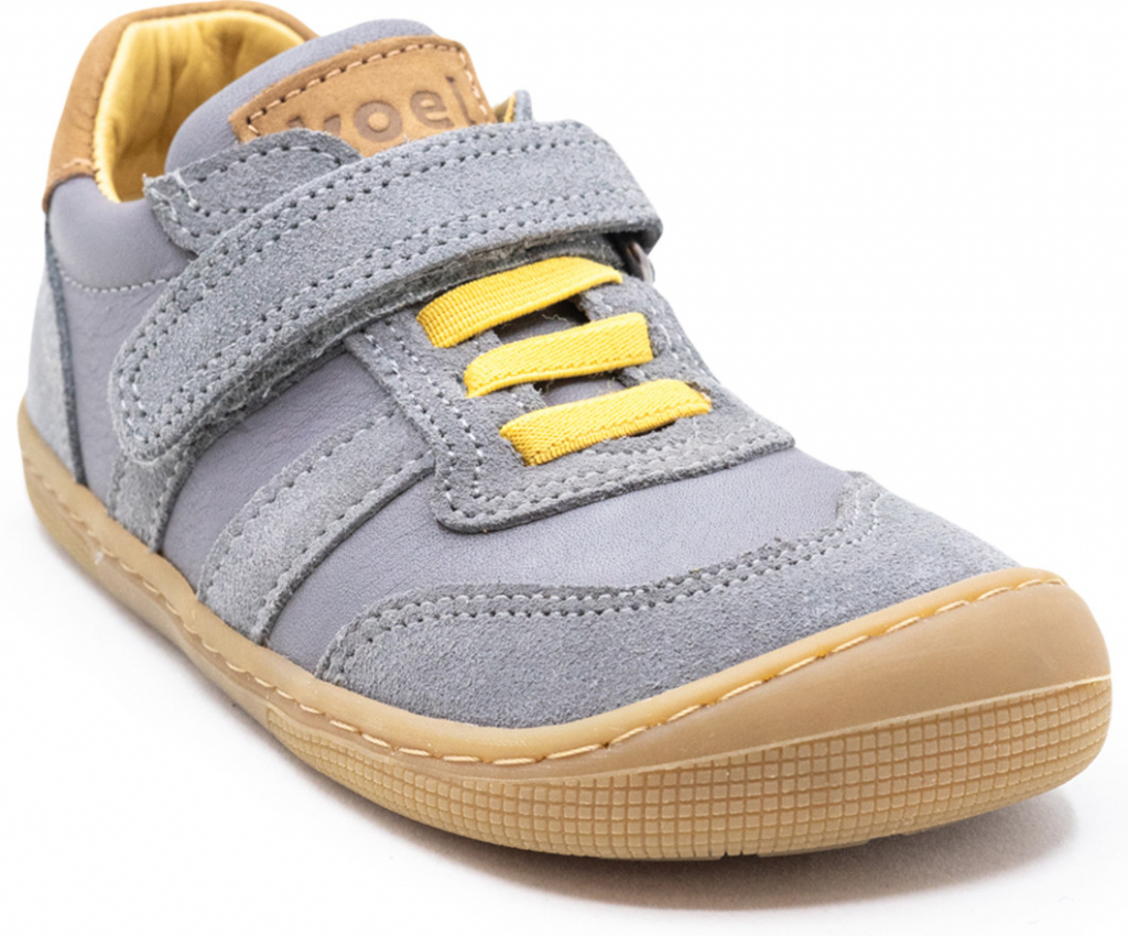 Koel4Kids barefoot tenisky Dylan Suede Grey šedé