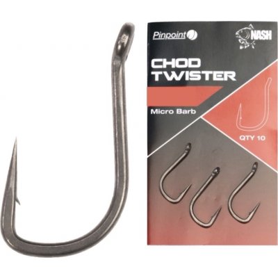 Kevin Nash Pinpoint Chod Twister Micro Barbed vel.6 10ks – Zboží Mobilmania