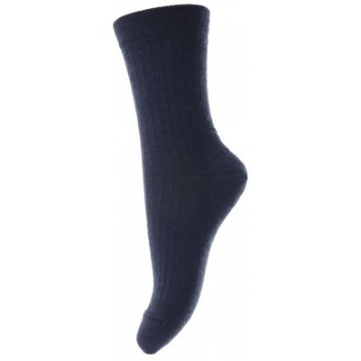 MpDenmark tenké merino ponožky Modrá
