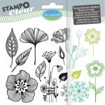 Aladine Gelová razítka Stampo Clear Kytičky a vlčí máky – Zboží Dáma