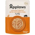 Applaws Cat kuře a játra jelly 16 x 70 g – Sleviste.cz