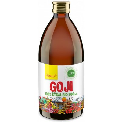 Wolfberry Goji Kustovnice čínská 100% Bio šťáva 0,5 l