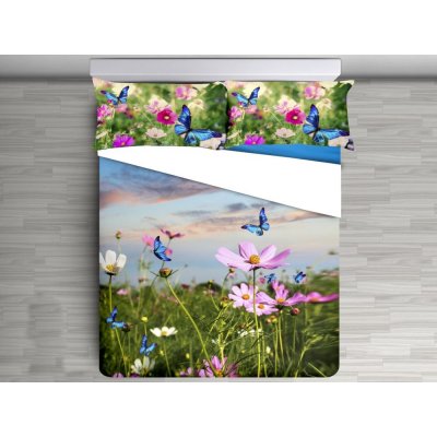 Gipetex Natural Dream 3D italské povlečení bavlna Garden 140x220 70x90 – Zbozi.Blesk.cz