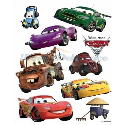 AG Design 21083 Dětská samolepicí dekorace Disney Cars Auta rozměry 65 x 85 cm