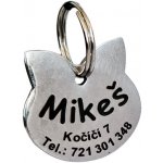 Šperky4U Ocelová psí/kočičí známka srdce PZ049 – Zboží Dáma