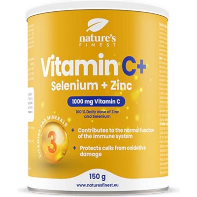 Vitamin C + Selenium + Zinc Vitamín C+Selen+Zinek 150 g – Zboží Mobilmania