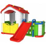 Tomido Zahradní domeček se skluzavkou červený – Hledejceny.cz