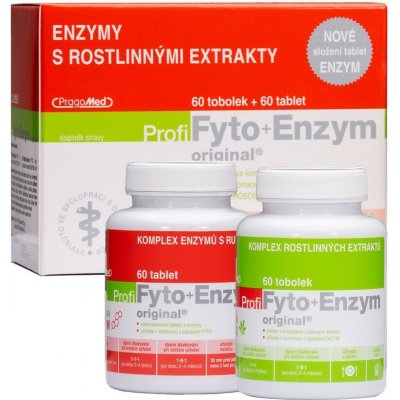 Pragomed Profi Fyto+Enzym 60 tobolek + 60 tablet – Hledejceny.cz